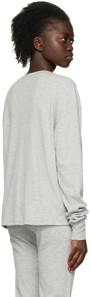 ÉTERNE Gray Thermal Henley 3