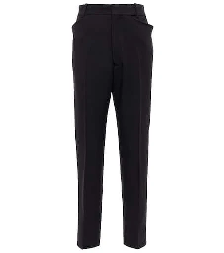 MAISON MARGIELA High-rise virgin wool cropped pants 1