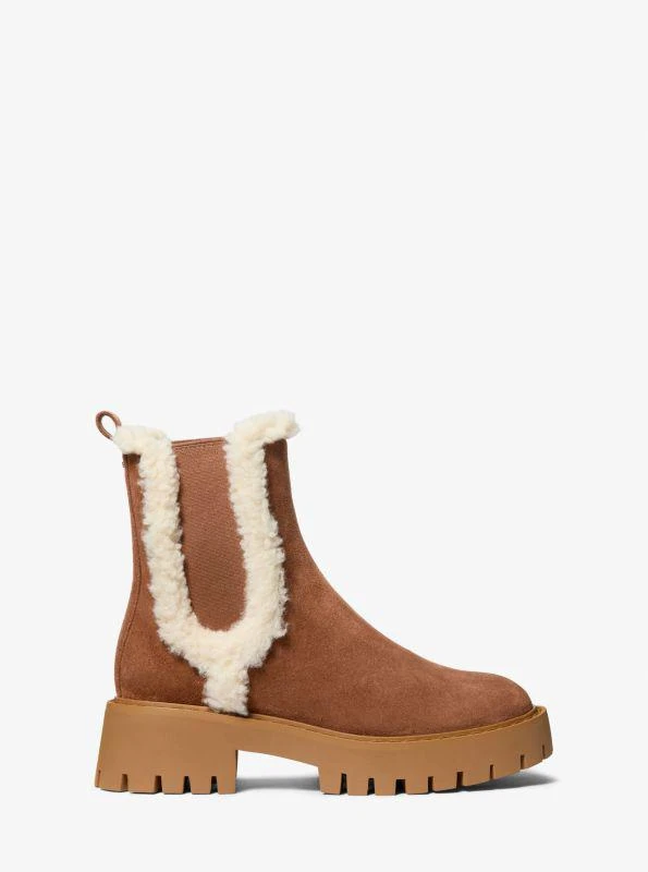 Michael Kors Asher Suede and Faux Shearling Boot 2