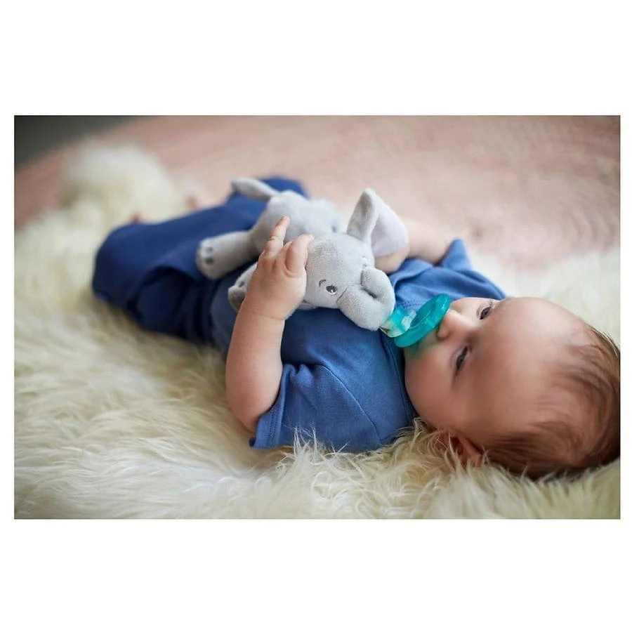 Philips Avent Soothie Snuggle Elephant Pacifier, 0m+ (SCF347/03) 8
