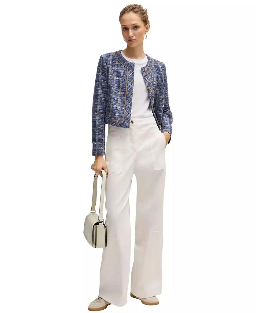 Shop Women's Tweed Regular-Fit Jacket on Sale at BeyondStyle – Get