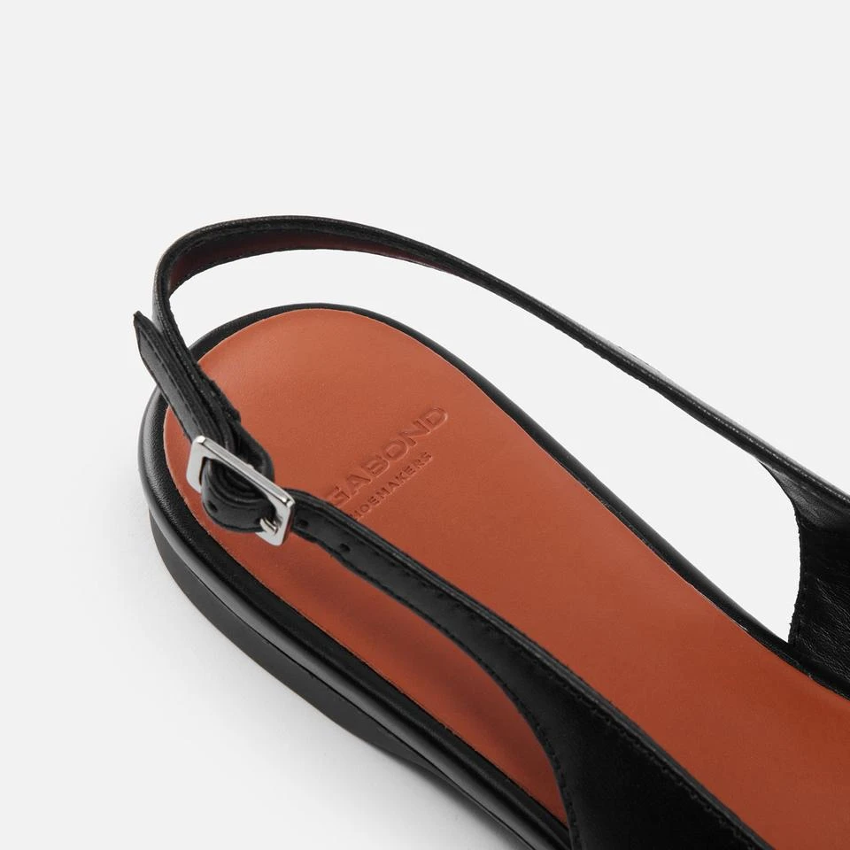 Vagabond VAGABOND WOMEN'S HERMINE BUCKLED LEATHER POINTED-TOE FLATS 5