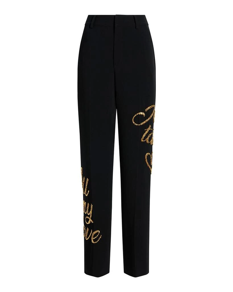 Cinq à Sept Sequin Graphic Pants 3