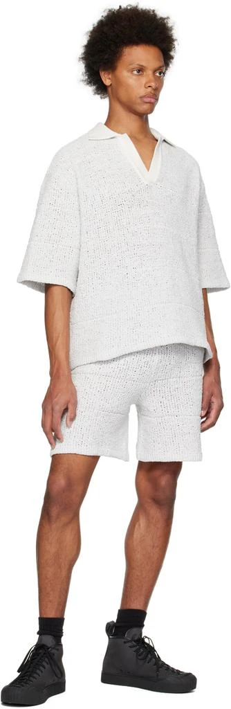 SUNNEI Gray Striped Shorts 4