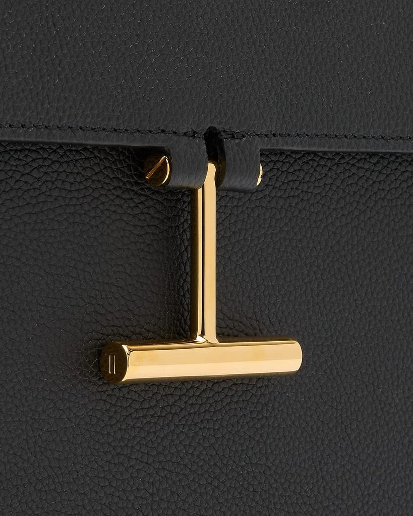 Tom Ford Tara Medium Crossbody in Grained Leather with Leather Strap 6