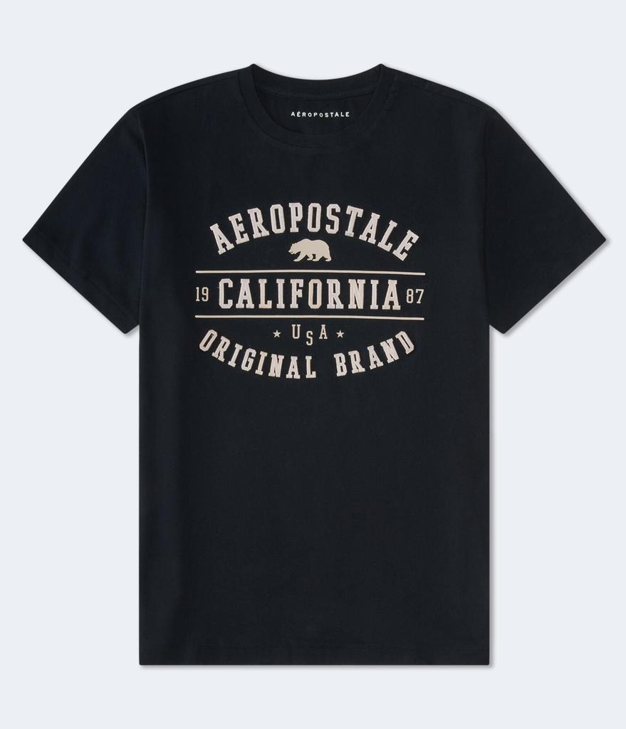 Aeropostale Cali Bear Appliqué Graphic Tee