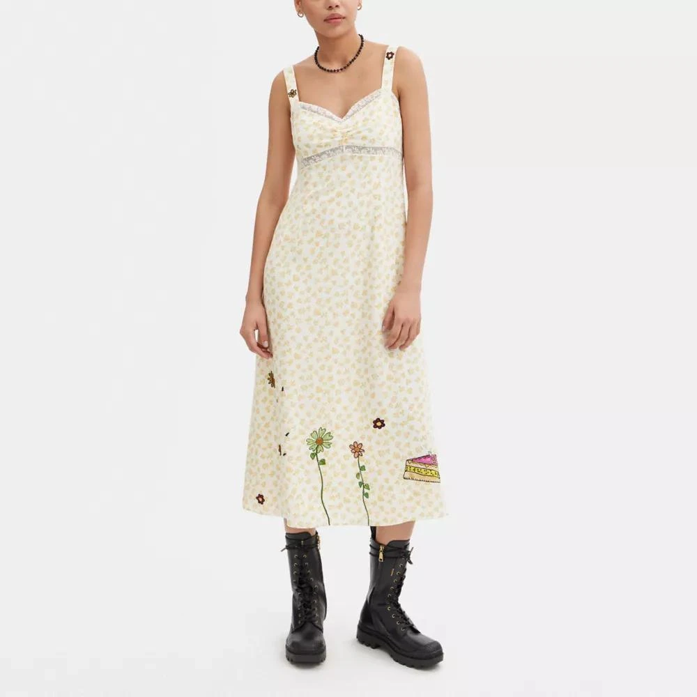 Coach Coach X Observed By Us Floral Dress 2