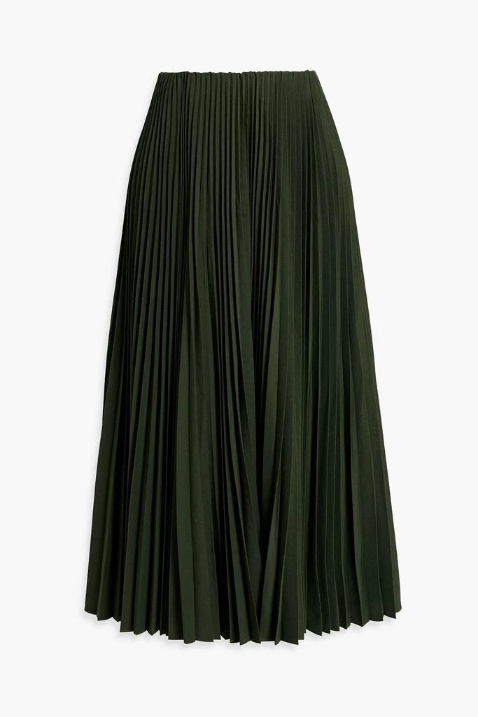 A.L.C. Tatum pleated woven midi skirt 1