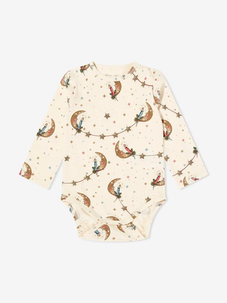 Konges Slojd Konges Sløjd Baby Luna Bodysuit Set in Ivory 3