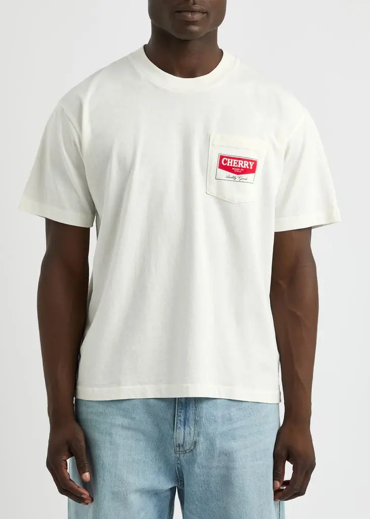 CHERRY LOS ANGELES Logo-printed cotton T-shirt 2