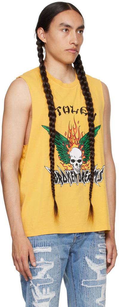 Stolen Girlfriends Club Yellow 'Broken Dreams' Tank Top