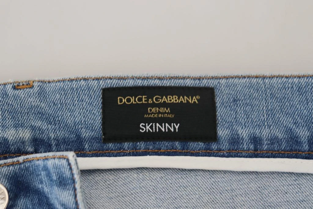 Dolce 
Gabbana Dolce 
Gabbana Blue Wash Slim Fit Cotton Denim Jeans 4