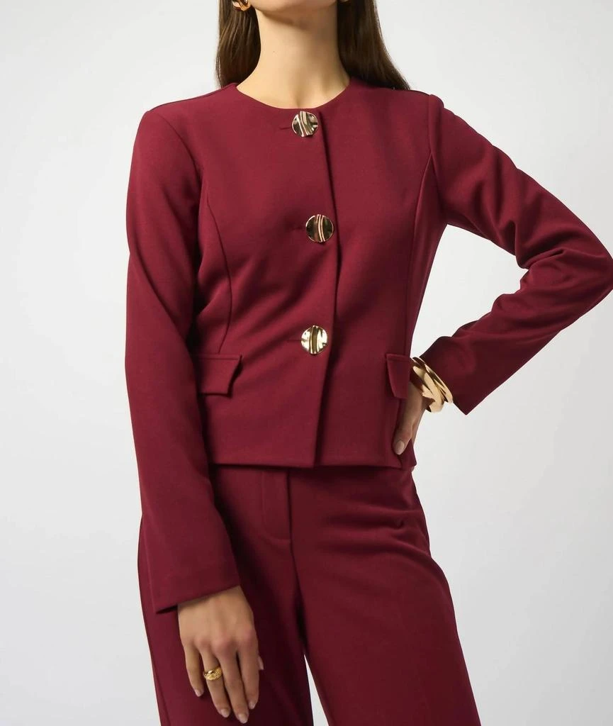 JOSEPH RIBKOFF Joseph Ribkoff - Long Sleeve Boxy Blazer