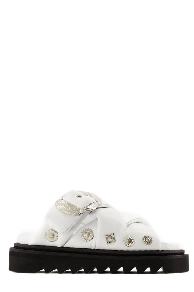 Toga Pulla Toga Pulla Buckled Puffer Sandals
