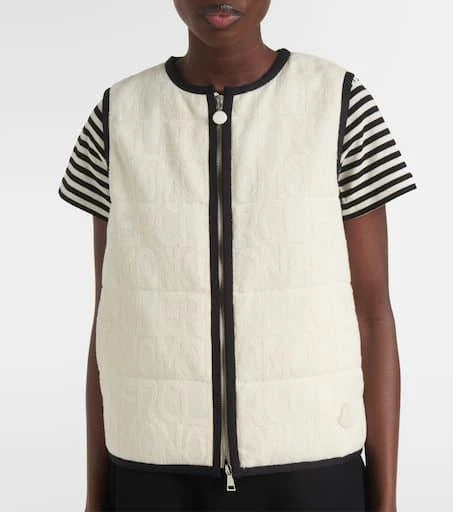 Moncler Padded cotton-bend vest 4