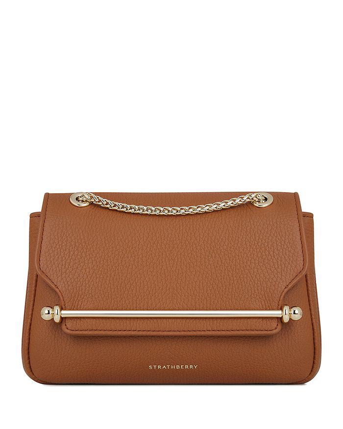 Strathberry East/West Soft Mini Leather Convertible Crossbody