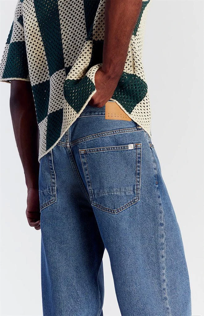 PacSun Medium Indigo Wash Baggy Jeans 5