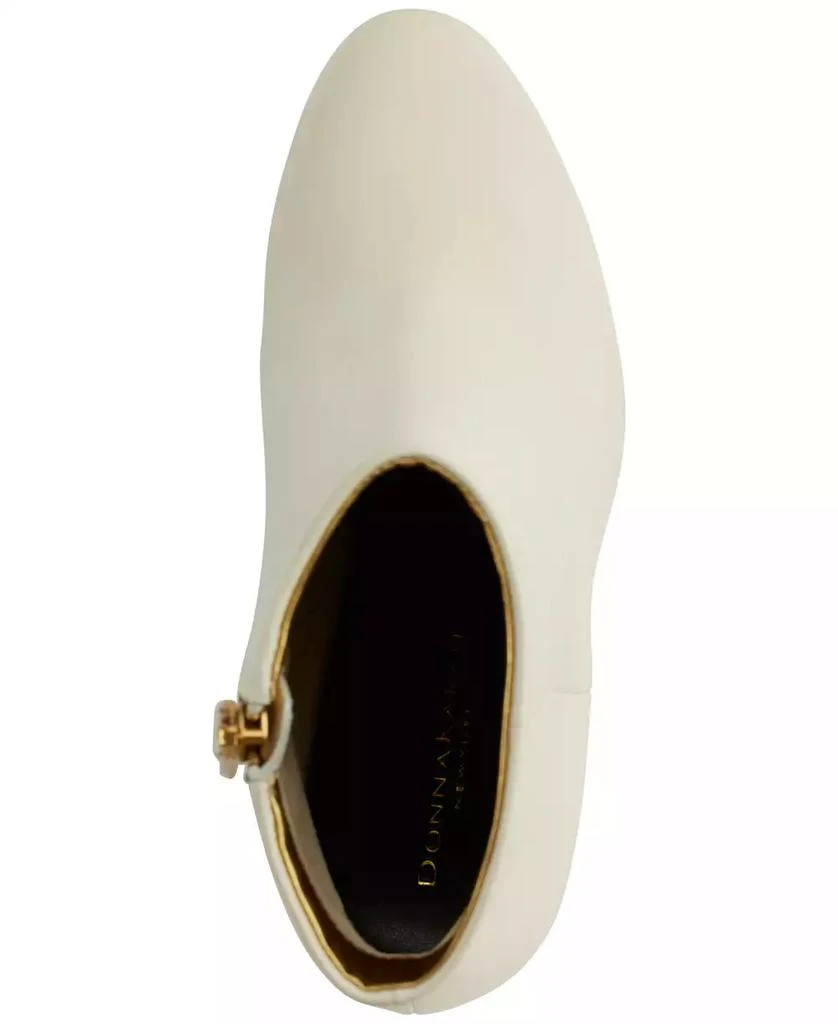 Donna Karan Women's Wedge Logo Heel Ankle Booties 4