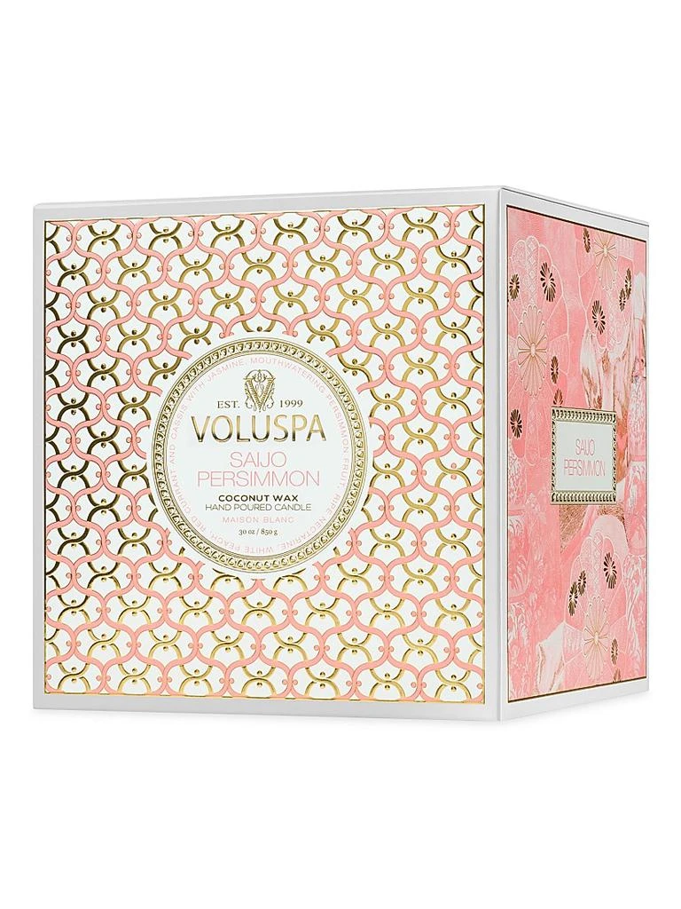 Voluspa Saijo Persimmon Luxe Candle 3
