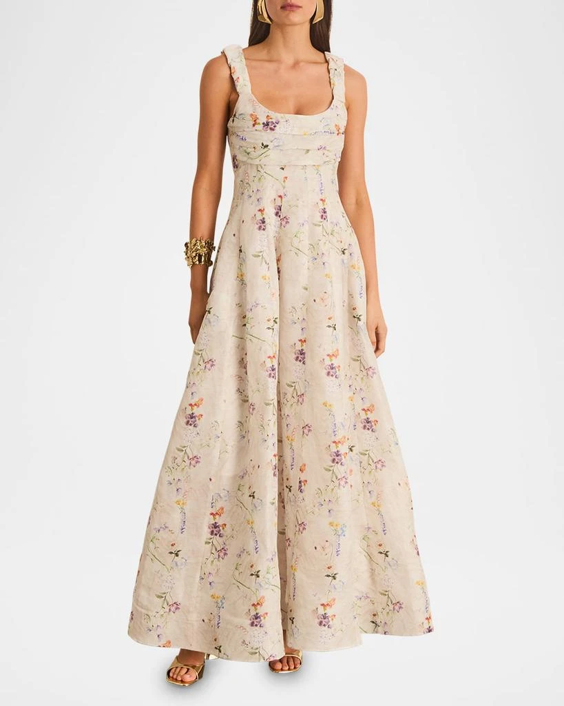 chinese dress ladies Linen Strap MAXI Dress ADELE In Raspberry – DailyLinen