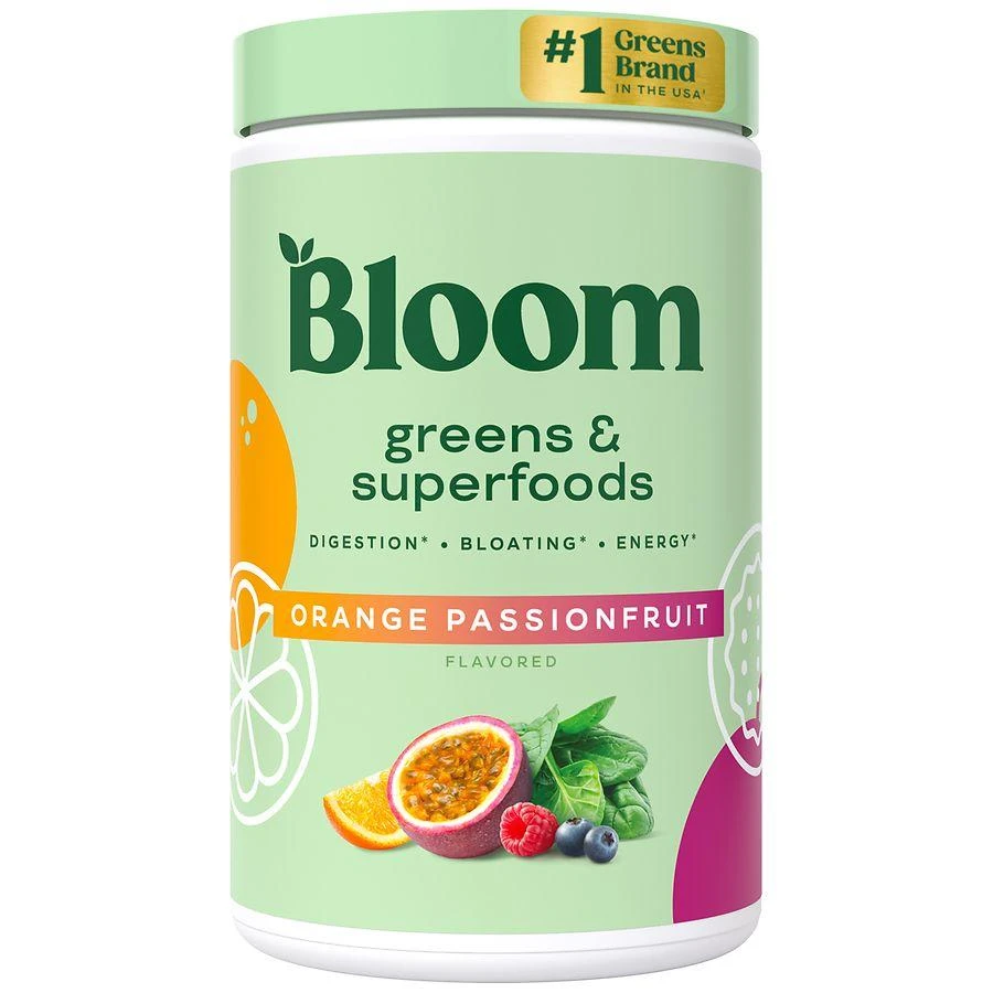 Bloom Greens & Superfoods Powder Orange Passionfruit, 25 servings 1