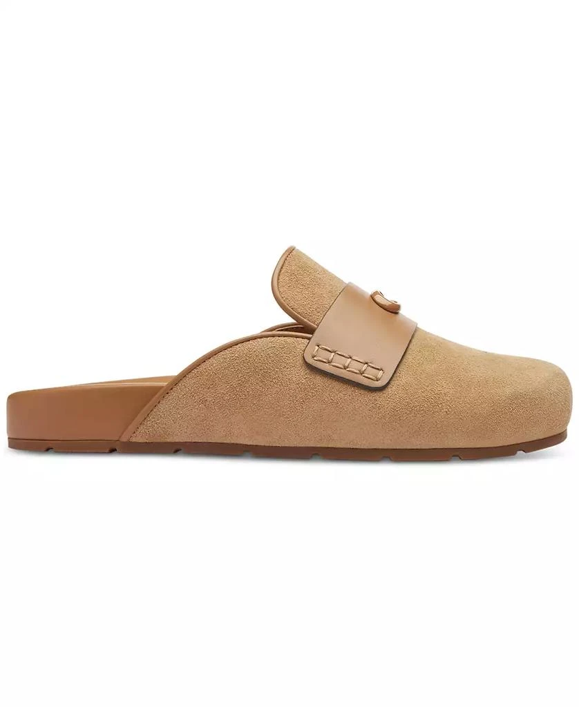 Coach Sculpted C Casual Suede Clog Flats 2