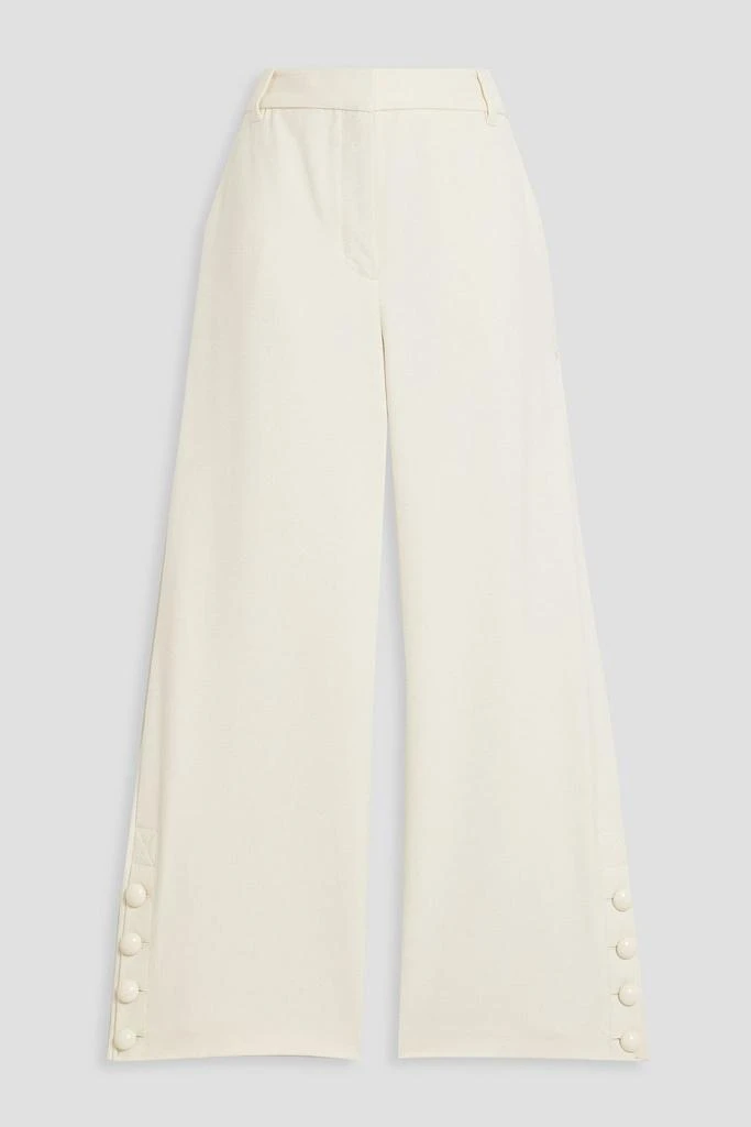 SIMKHAI Miki cropped twill wide-leg pants 1