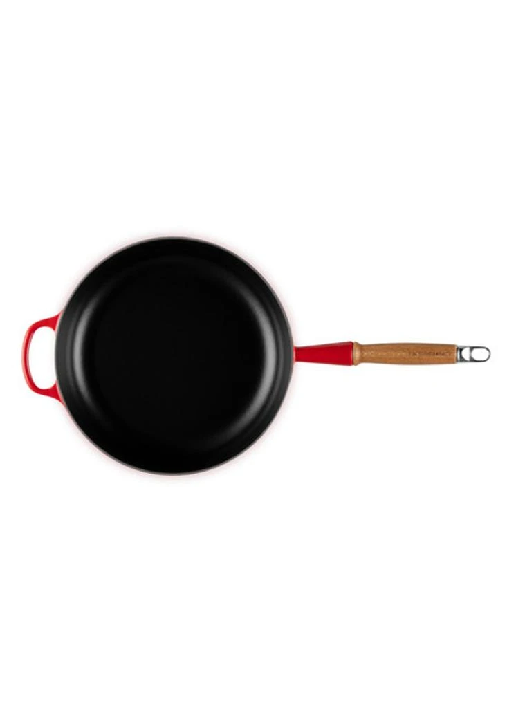 Le Creuset Signature cast iron saute pan with wooden handle 28cm 3.6l 4
