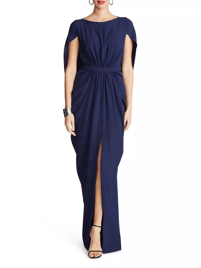 HALSTON Starla Capelet Gown 2