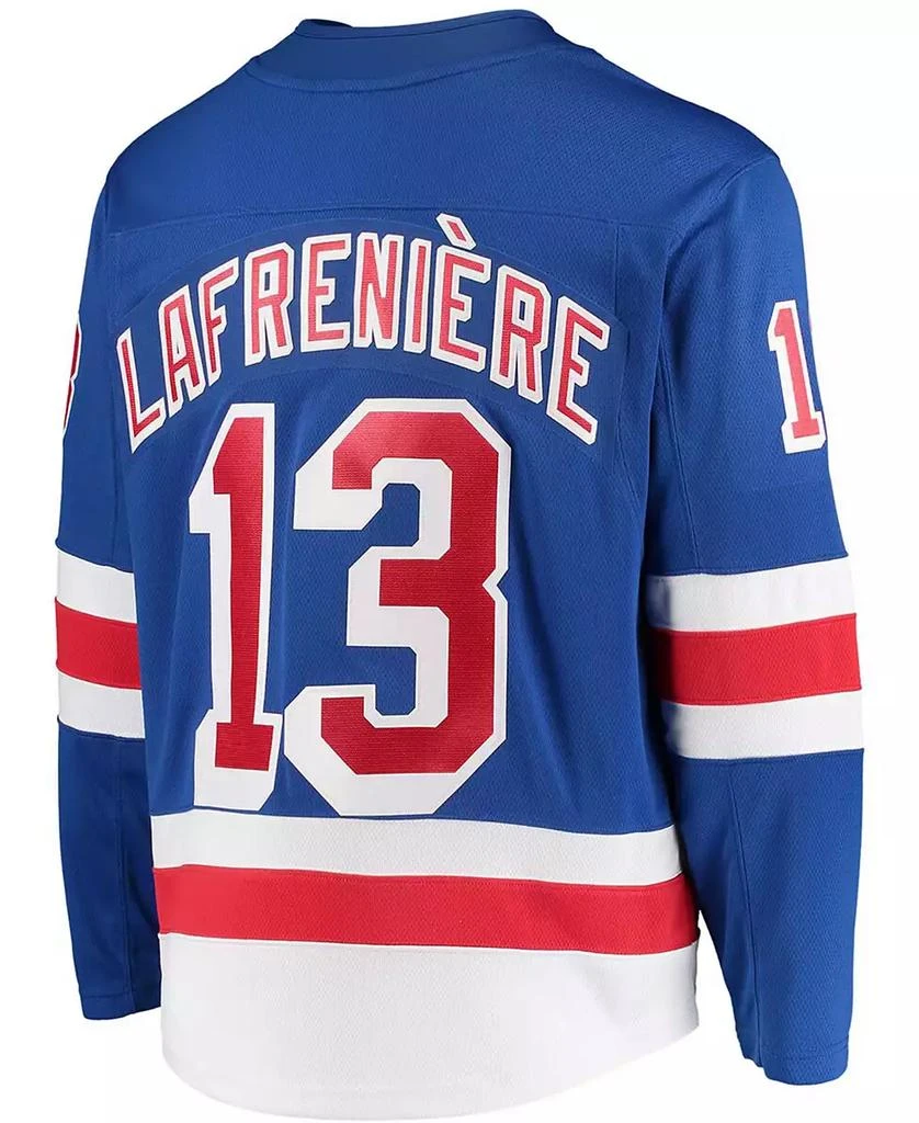 47 Brand Men's Alexis Lafreniere Blue New York Rangers Premier Breakaway Player Jersey 4