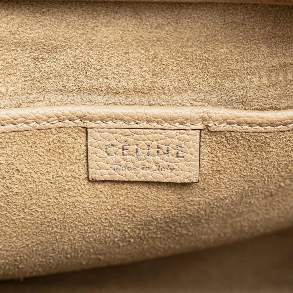 Celine Celine Brown Nano Leather Luggage Tote Bag 6