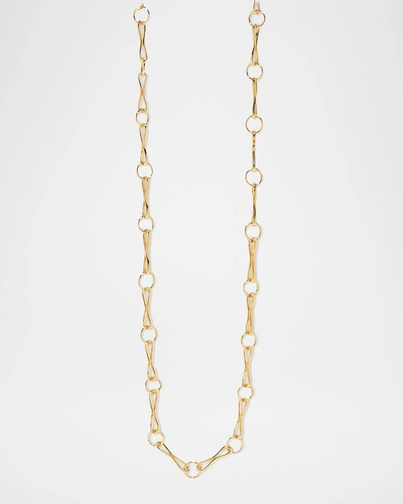Azlee 18K Yellow Gold Large Motif Link Chain Necklace, 20"L 1
