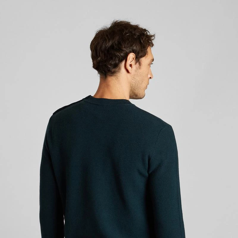 L'Exception Paris Sailor sweater in extra-fine merino wool  Vert sapin L'EXCEPTION PARIS 2