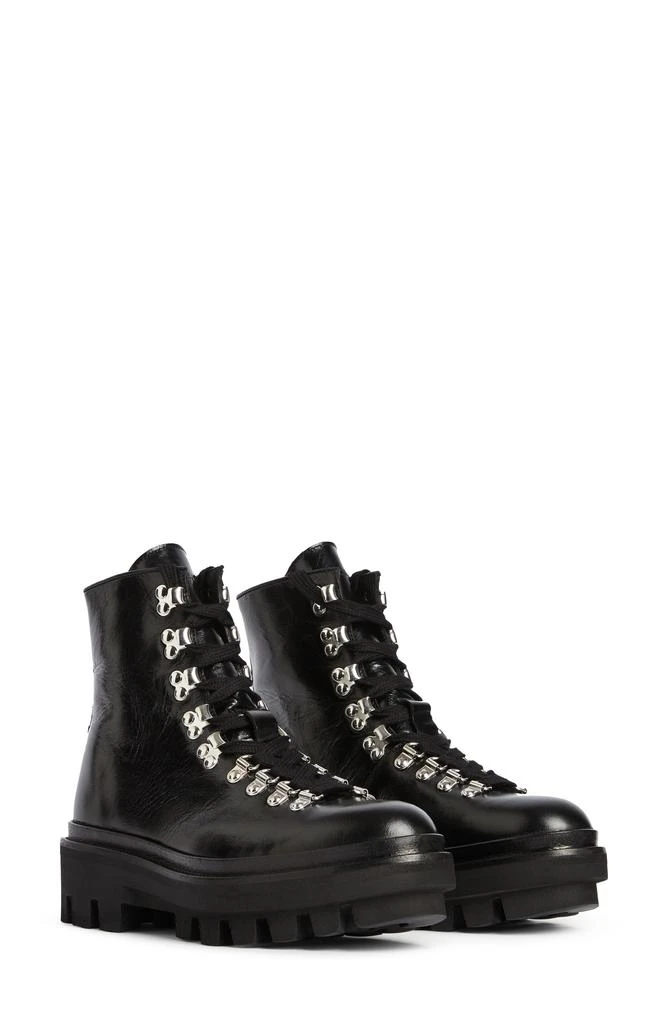 ALL SAINTS Wanda Genuine Shearling Lug Sole Combat Boot 1