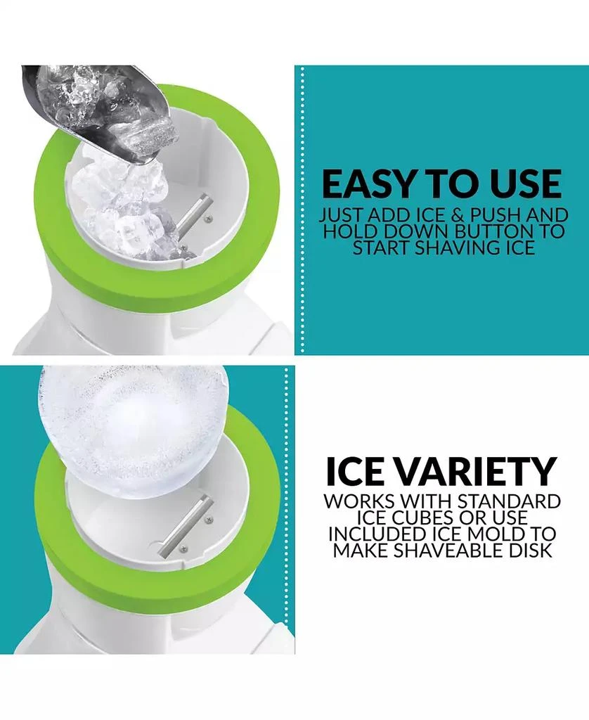 Nostalgia ESHVICE2HSI Electric Shave Ice & Snow Cone Maker 4