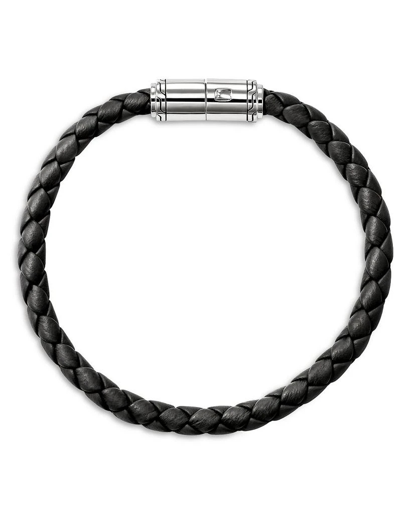 John Hardy Sterling Silver Leather Bracelet 3