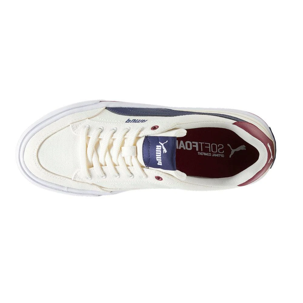 Puma Court Classic Vulc Formstrip Striped Lace Up Sneakers 4