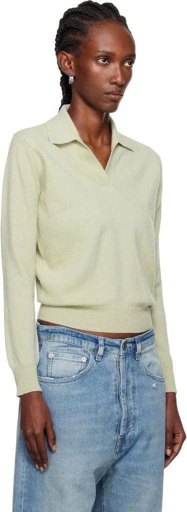 MAISON MARGIELA Khaki Longsleeve Polo 2