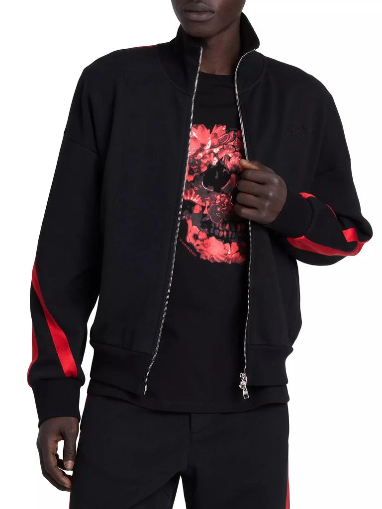 Alexander McQueen Striped Cotton Track Jacket 3