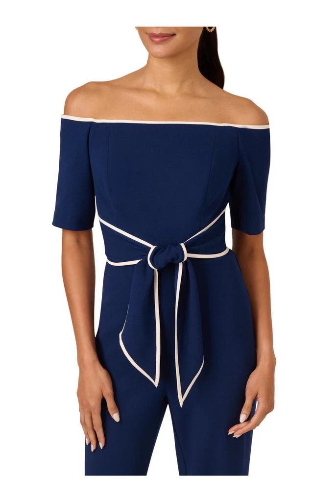 Adrianna Papell Knit crepe tie jumpsuit 3