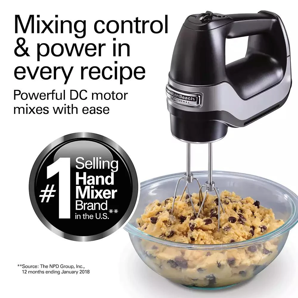 Hamilton Beach Professional 5 Speed Hand Mixer - 62651 6