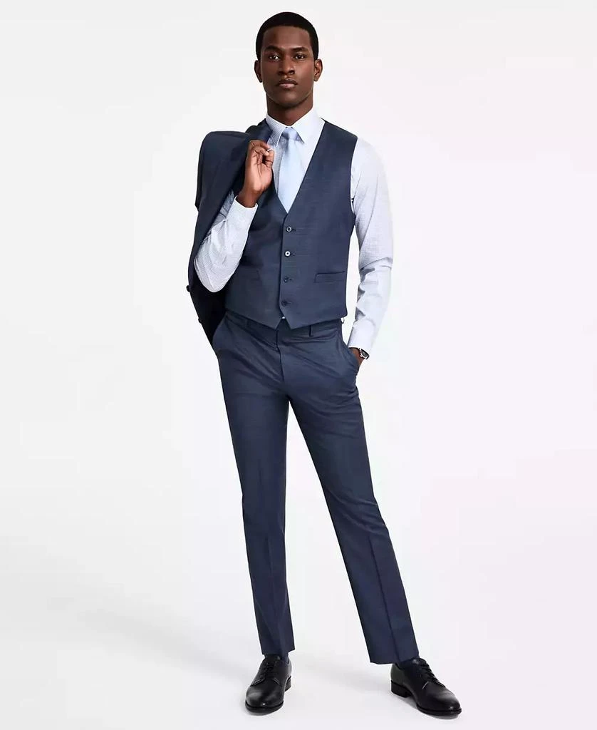 Calvin Klein Men's Slim-Fit Wool Blend Infinite Stretch Suit Vest 1