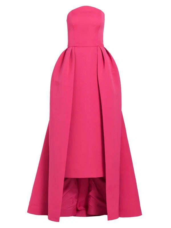 Amsale Arch Strapless High-Low Gown 6