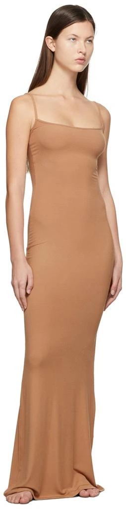 SKIMS Tan Soft Lounge Slip Dress 4