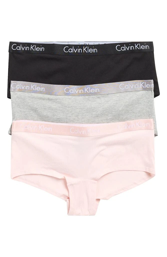 Calvin Klein Motive Cotton Boyshorts - Pack of 3 1