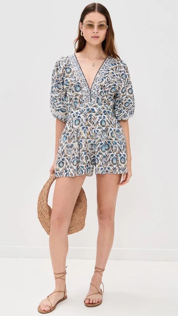 Poupette St Barth Chantal Stripe Short Jumpsuit 4