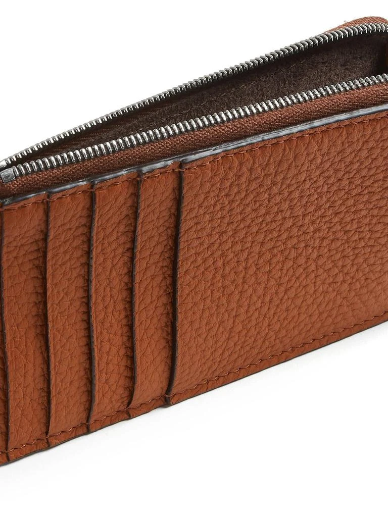 Zegna Zegna Logo Lettering Zipped Wallet 5
