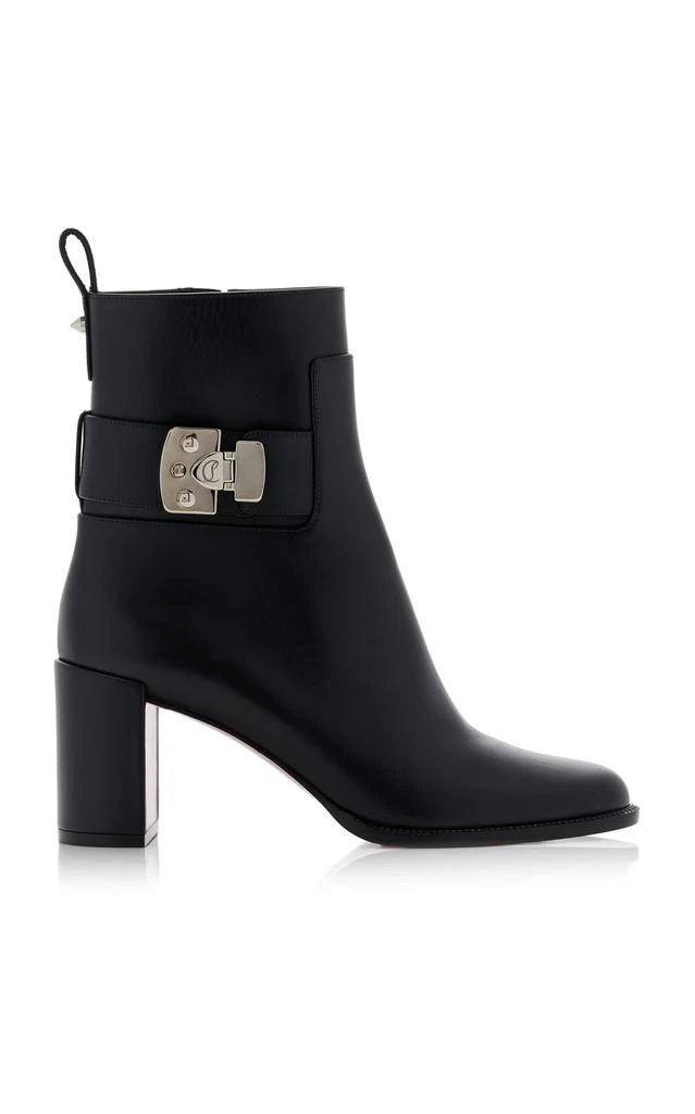 Christian Louboutin Christian Louboutin - Booty Lock 70mm Leather Ankle Boots - Black - IT 37 - Moda Operandi 1