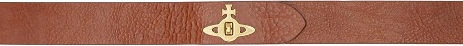 Vivienne Westwood Brown Turn-Lock Belt