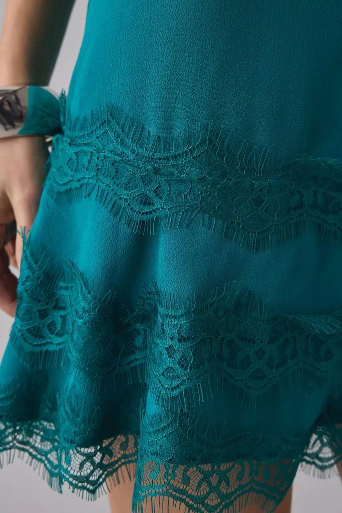 kimchi blue green dress Urban Outfitters (Kimchi Blue) Leaf Print Halter Maxi Dress Size 4